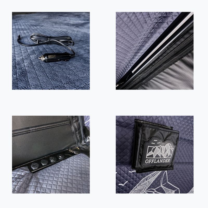 Strešný stan pre 2 osoby OFFLANDER Fold 2 Wolf gray 9