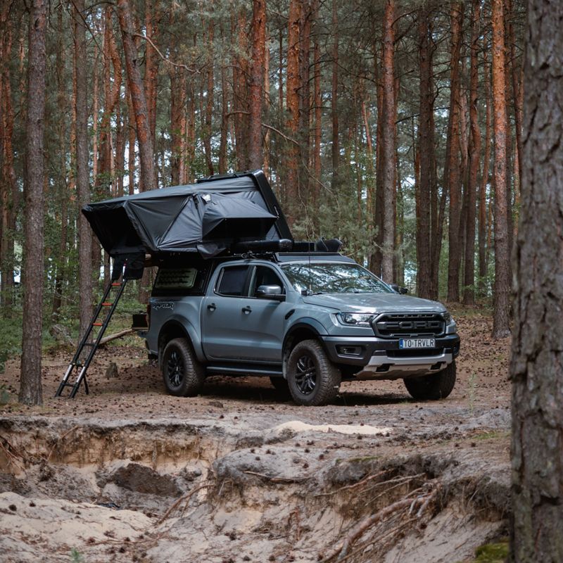 Strešný stan pre 2 osoby OFFLANDER Fold 2 Wolf gray 12