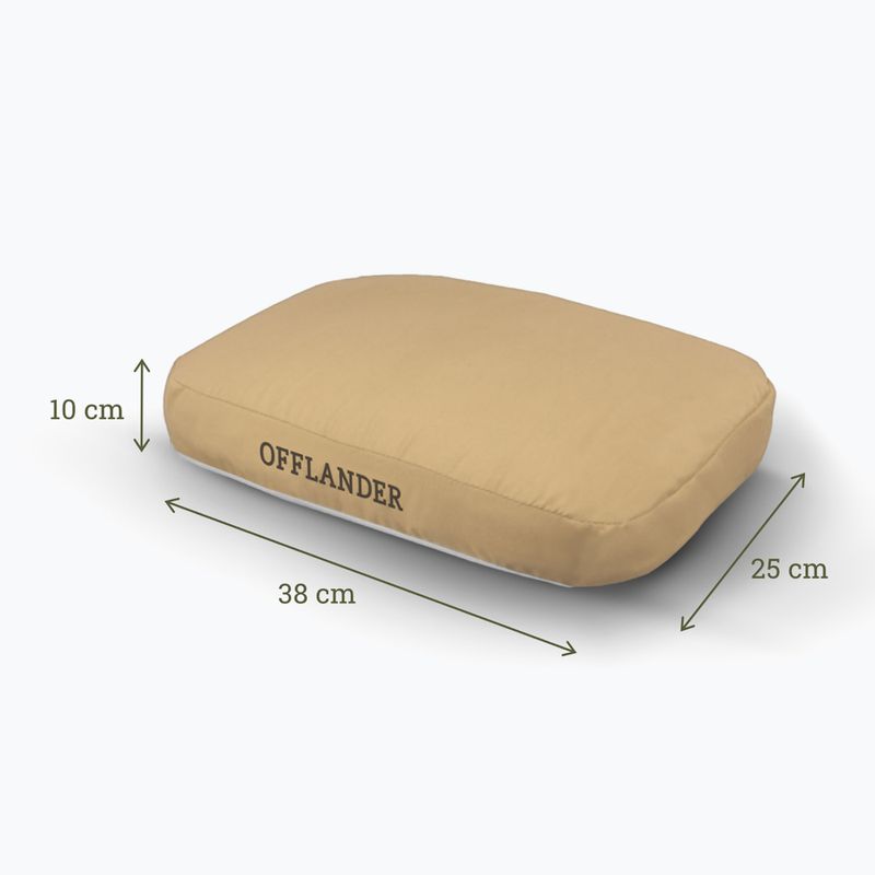 Cestovný vankúš OFFLANDER Pillow sand 3