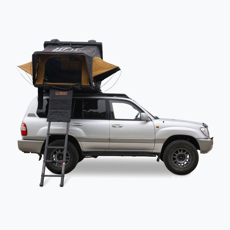 Strešný stan pre 3 osoby OFFLANDER Fold E 150 brown/black 2