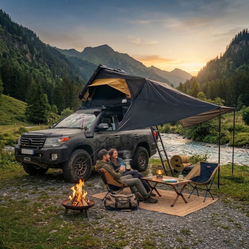 Stanový prístrešok OFFLANDER Fold E 150 do namiotu black 3
