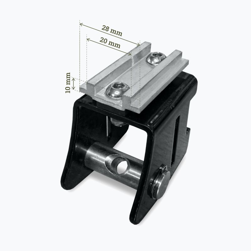 Montážny držiak OFFLANDER Anti-Theft Roof Tent Brackets 4 pack black 8