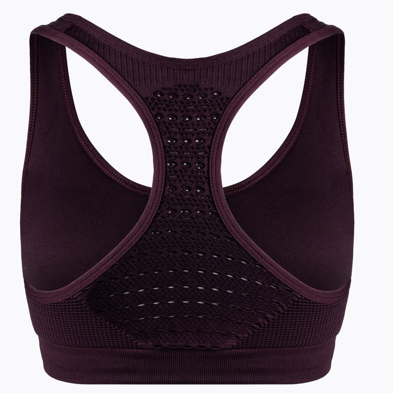 Carpatree Phase Bezšvová fitness podprsenka bordová CP-PSB-BU 2