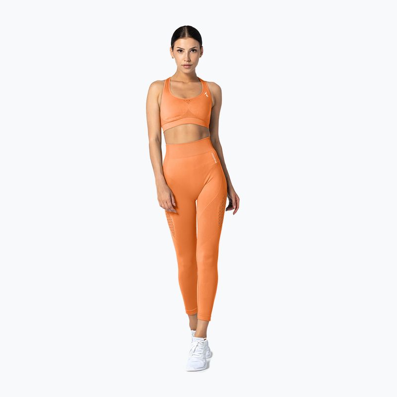 Dámske legíny Carpatree Phase Seamless orange CP-PSL-PE 2