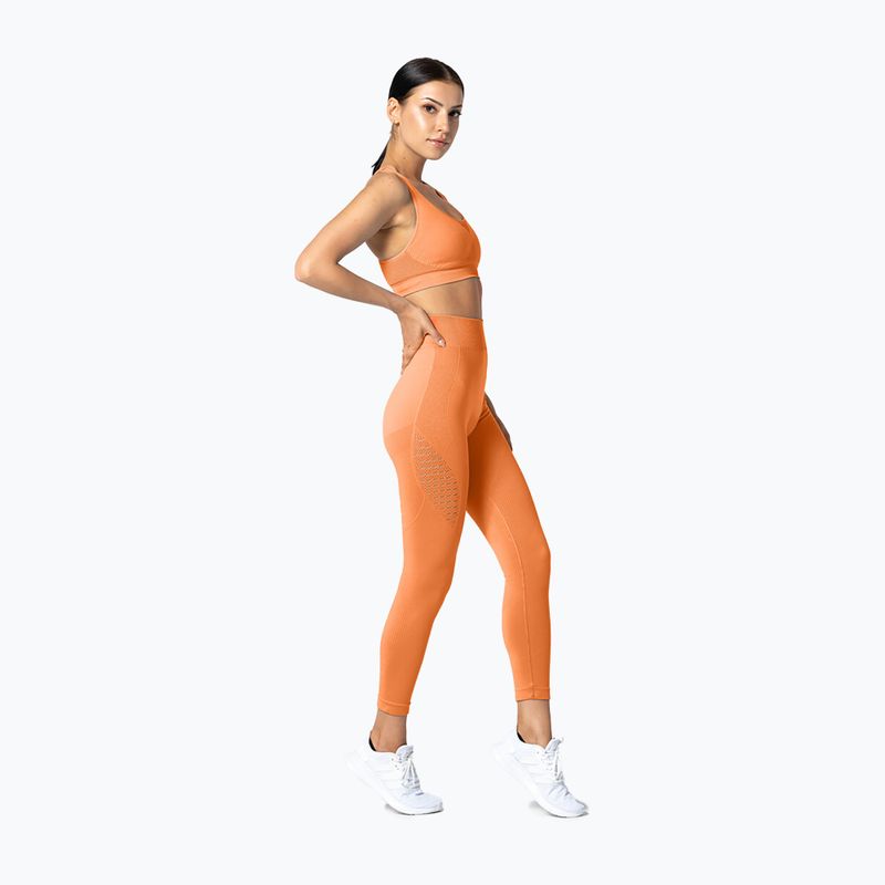 Dámske legíny Carpatree Phase Seamless orange CP-PSL-PE 4