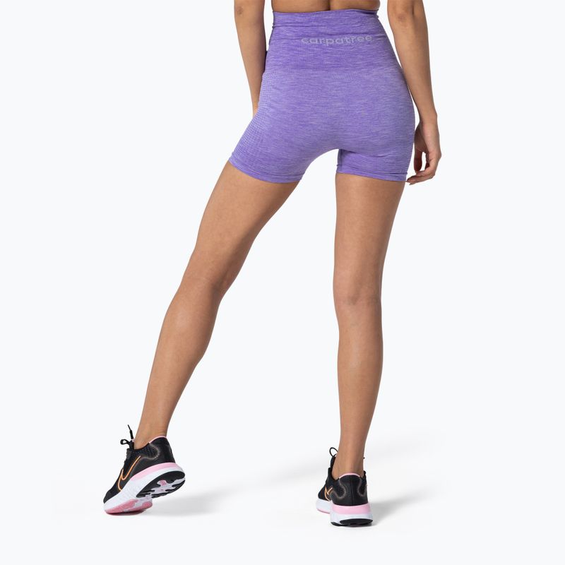 Dámske bezšvové šortky Carpatree Model One purple SSOC-C 3