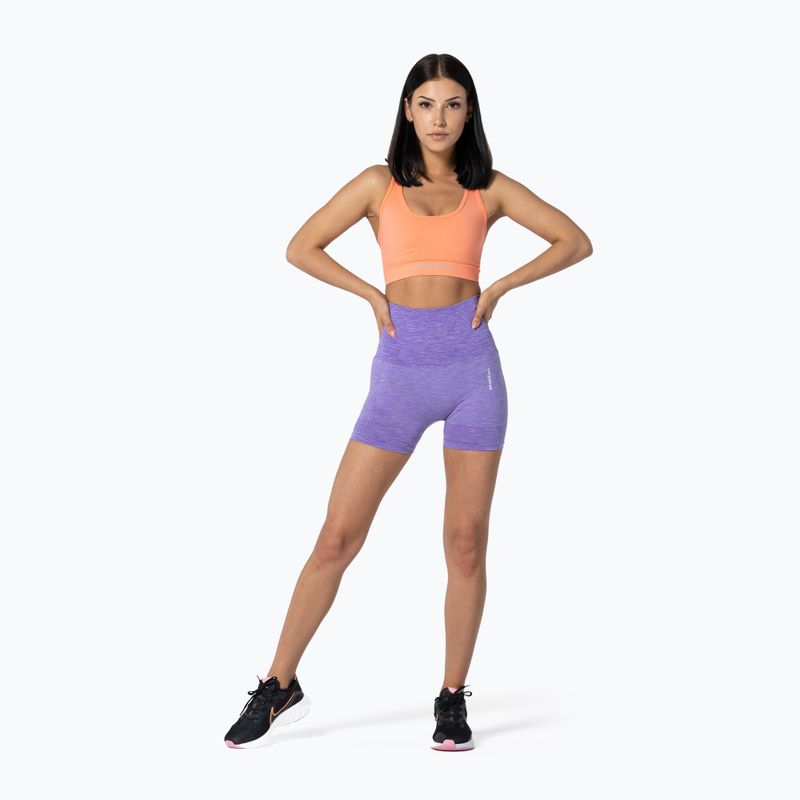 Dámske bezšvové šortky Carpatree Model One purple SSOC-C 4
