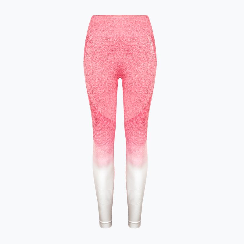 Dámske legíny Carpatree Phase Seamless pink and white CP-PSL-PW 5