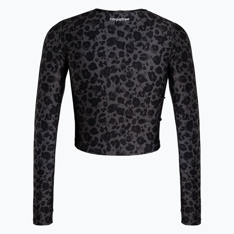 Dámske tričko Carpatree Gaia Thermoactive Panter LS black/grey 2