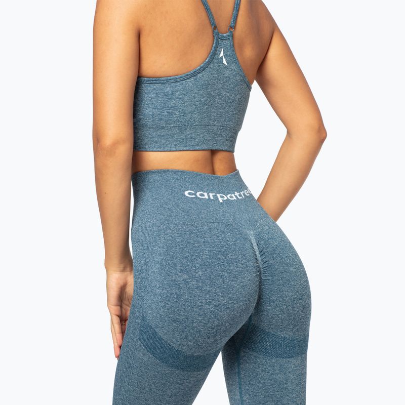 Dámske tréningové legíny Carpatree Allure Seamless mallard blue 4