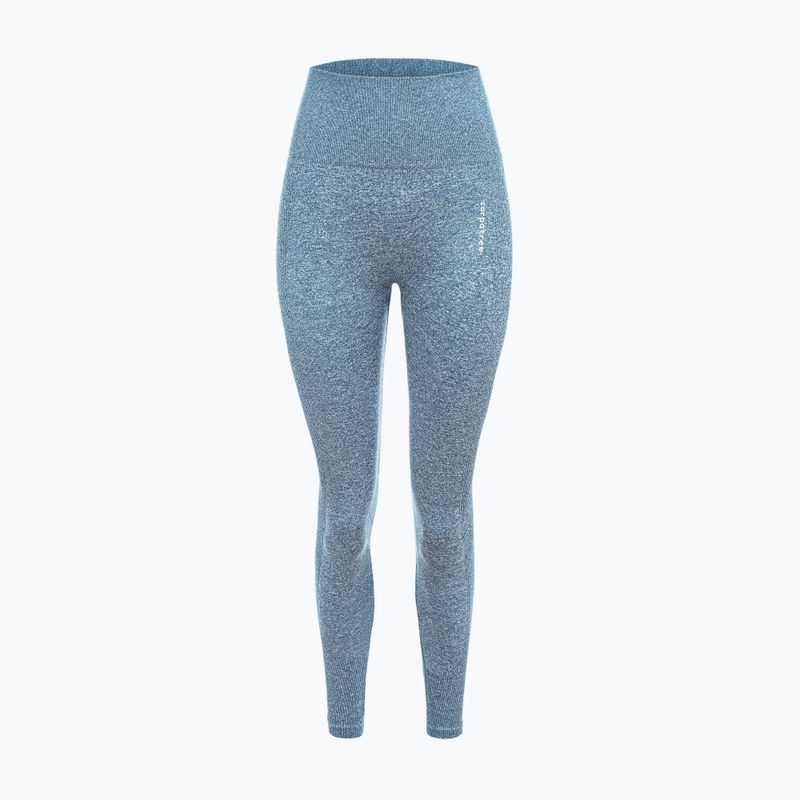 Dámske tréningové legíny Carpatree Allure Seamless mallard blue 5