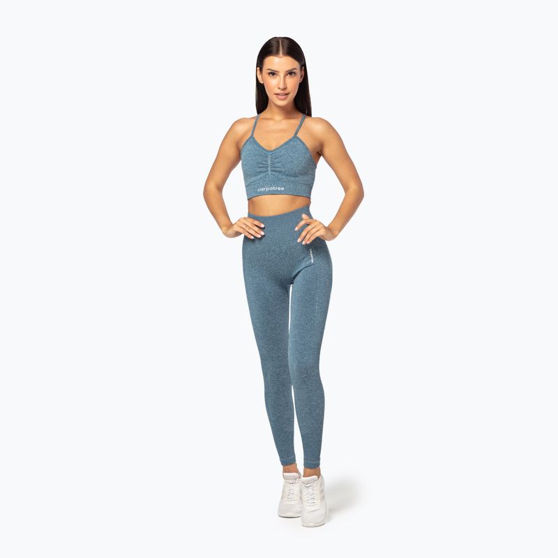 Carpatree Allure Seamless mallard blue fitness podprsenka 2