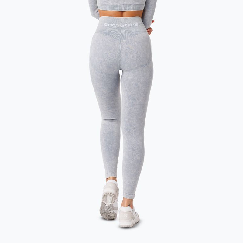Dámske tréningové legíny Carpatree Yasmine Seamless blue stone wash 3