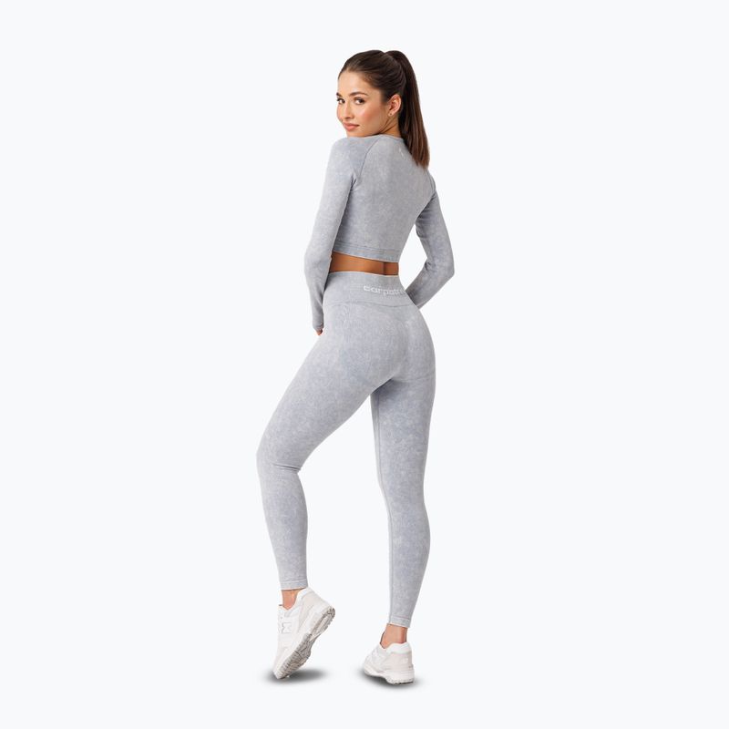 Dámske tréningové legíny Carpatree Yasmine Seamless blue stone wash 4