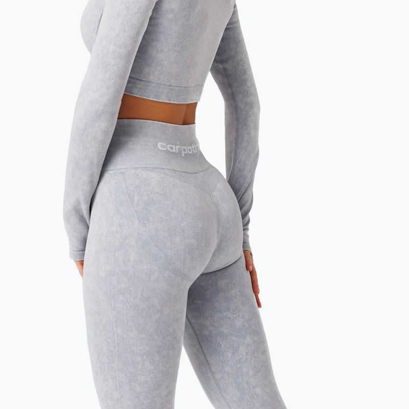 Dámske tréningové legíny Carpatree Yasmine Seamless blue stone wash 7