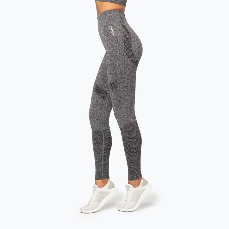 Dámske tréningové legíny Carpatree Vibe Seamless grey/melange 3