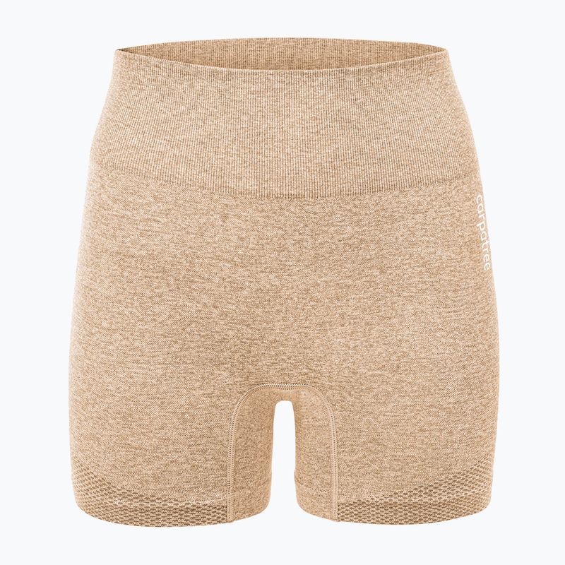 Dámske krátke nohavice Carpatree Vibe Seamless beige melange 5
