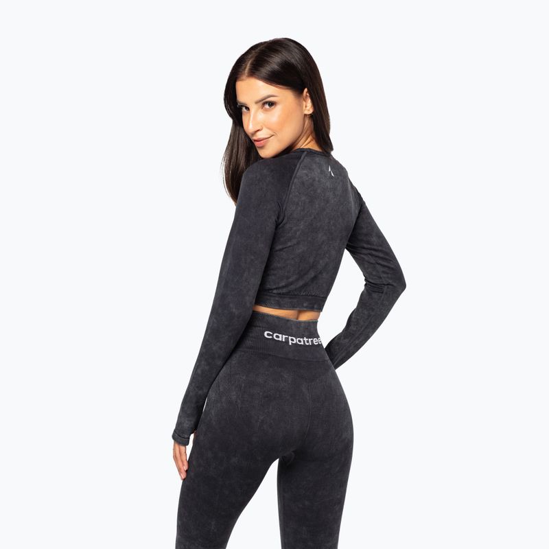 Dámsky tréningový top Carpatree Yasmine Seamless Longsleeves black 3