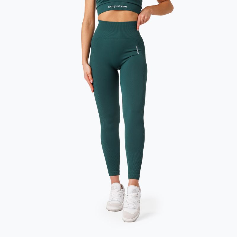 Dámske tréningové legíny Carpatree Allure Seamless forest green