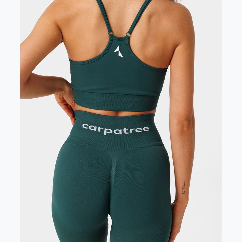 Dámske tréningové legíny Carpatree Allure Seamless forest green 6