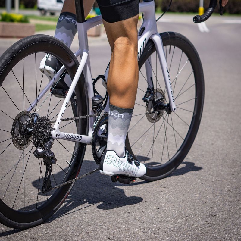 LUXA Tenerife sivé ponožky na bicykel LUHE21SSTBS 6