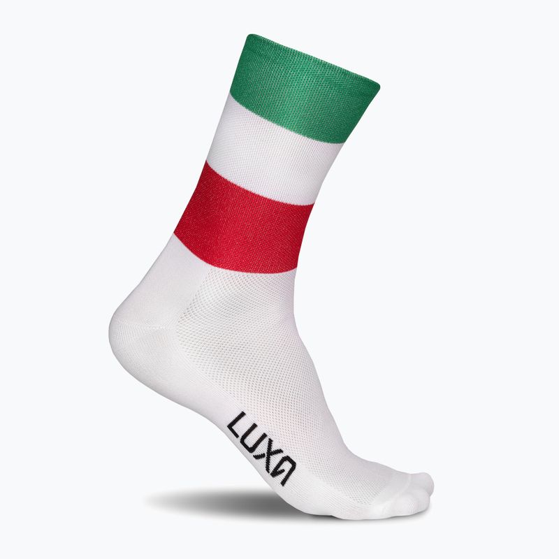 Cyklistické ponožky LUXA Flag white LAM21SIFS