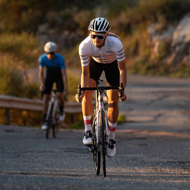 LUXA Flag bielo-červené cyklistické ponožky LAM21SPFS 6