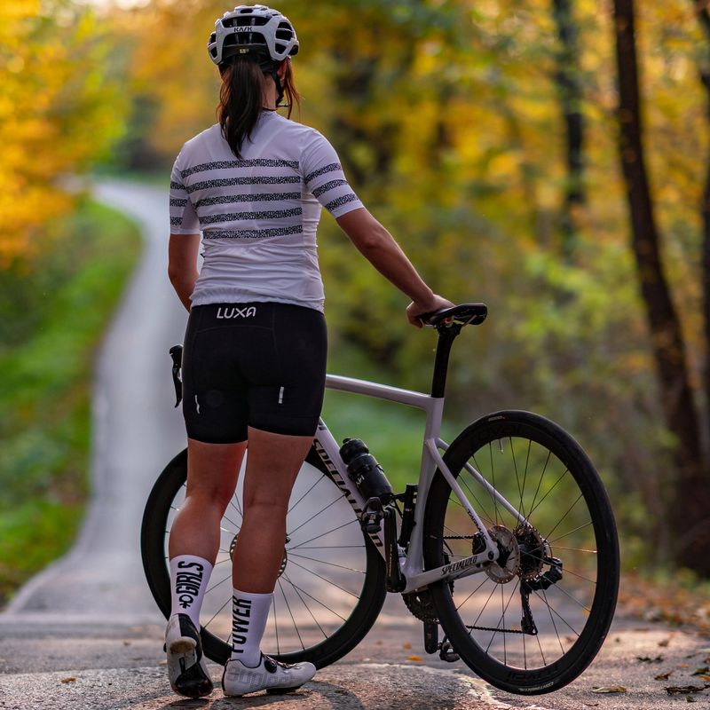 Dámske cyklistické ponožky LUXA Girls Power white LAM21SGPS1 9