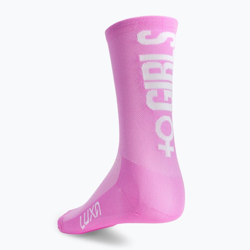 Dámske cyklistické ponožky LUXA Girls Power pink LAM21SGPL1S 4