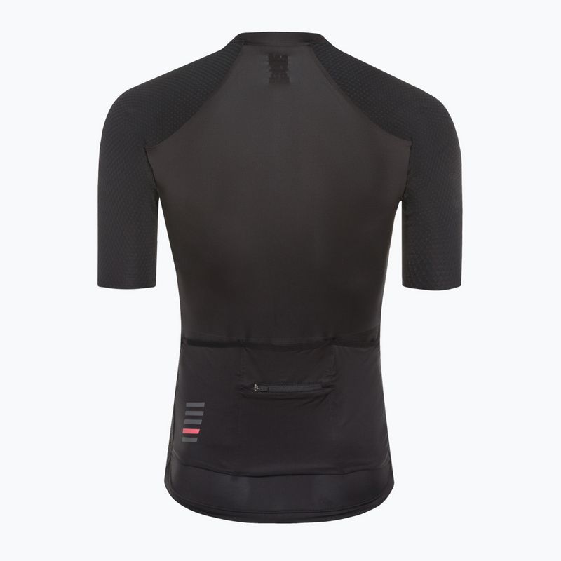 Pánsky cyklistický dres Quest Racing Aero čierny 2