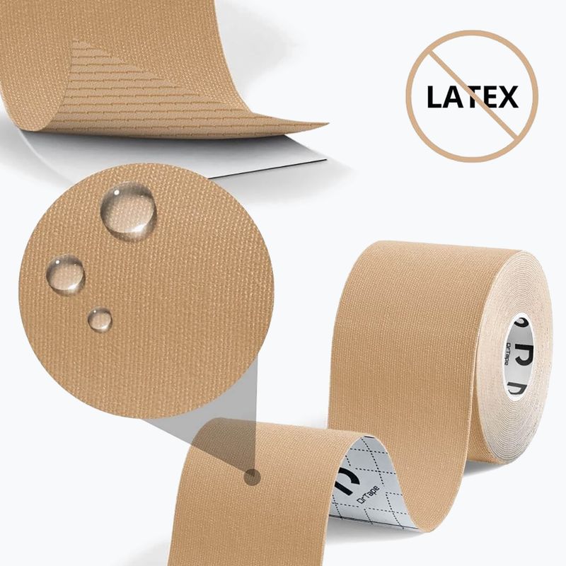 Kineziologické tejpy DrTape Kinesiology Tape beige 3