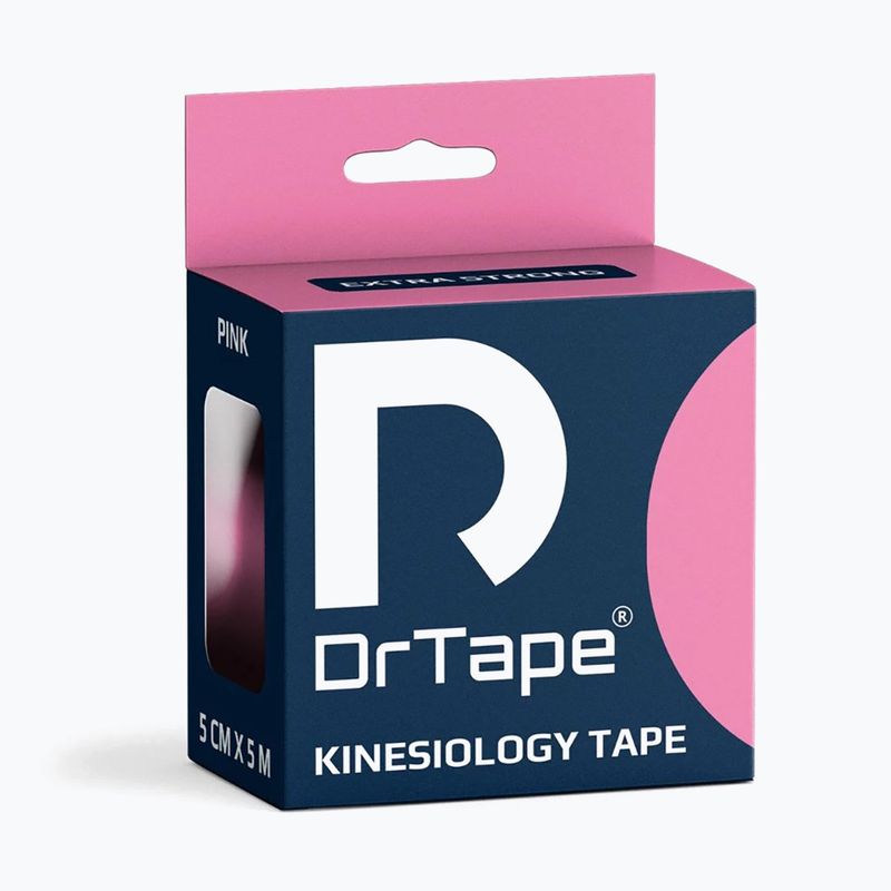 Taśma do kinesiotapingu DrTape Kinesiology Tape różowy 4