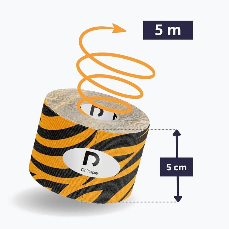Kineziologické tejpy DrTape Kinesiology Tape tiger 2