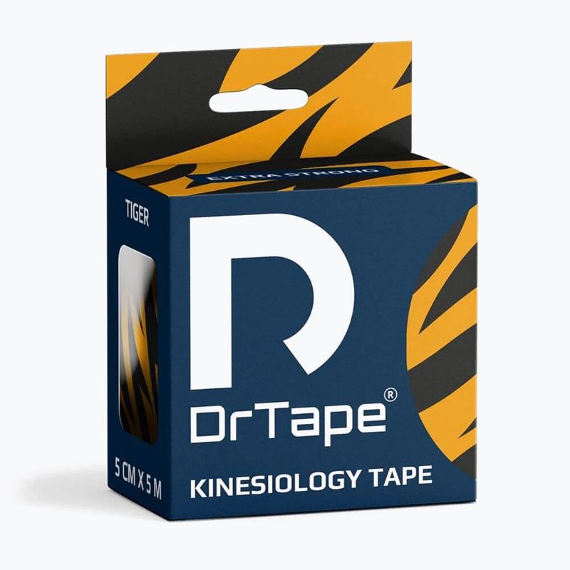 Taśma do kinesiotapingu DrTape Kinesiology Tape tiger 4