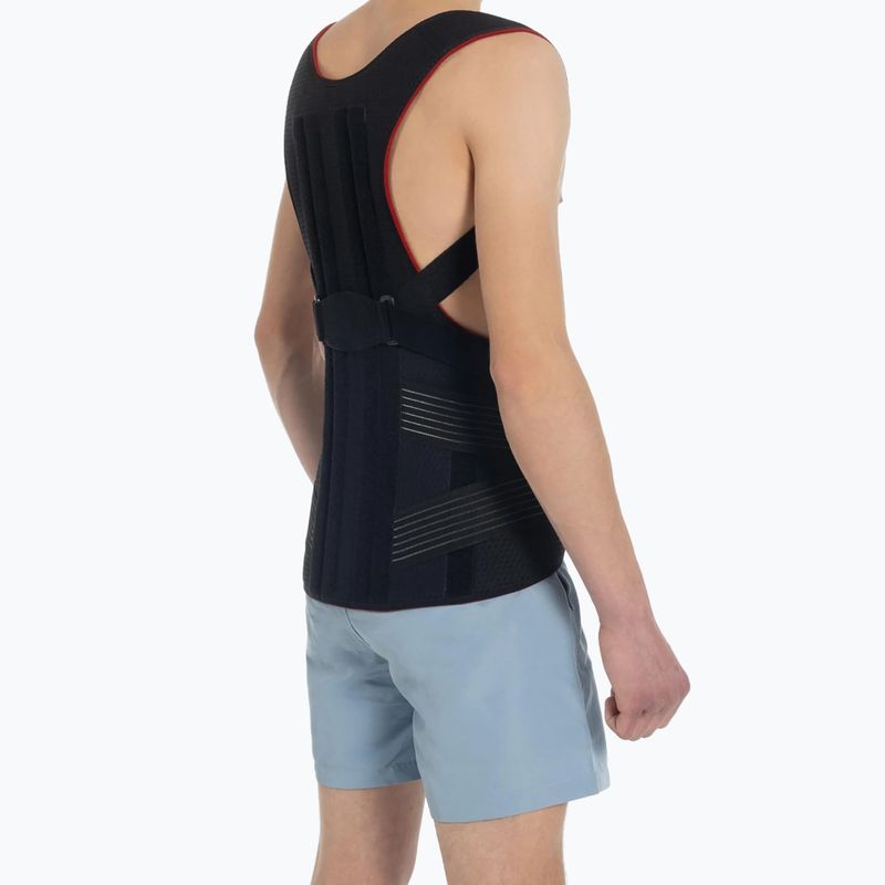 Bedrový pás MSupport Red black 2