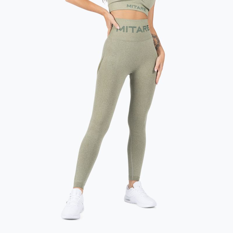 Dámske legíny MITARE Push Up Max zelené K001