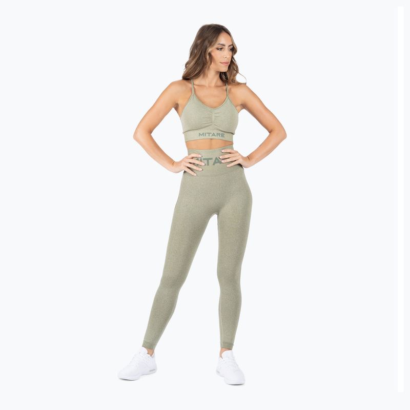 Dámske legíny MITARE Push Up Max zelené K001 2
