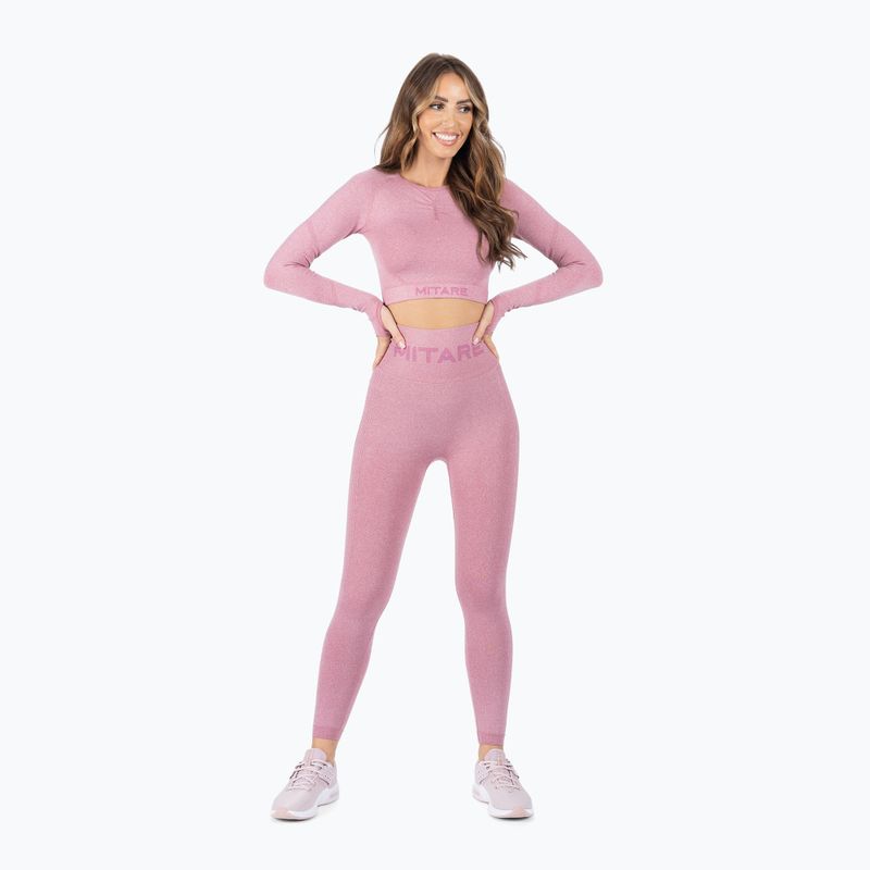 Dámske legíny MITARE Push Up Max ružové K001 2