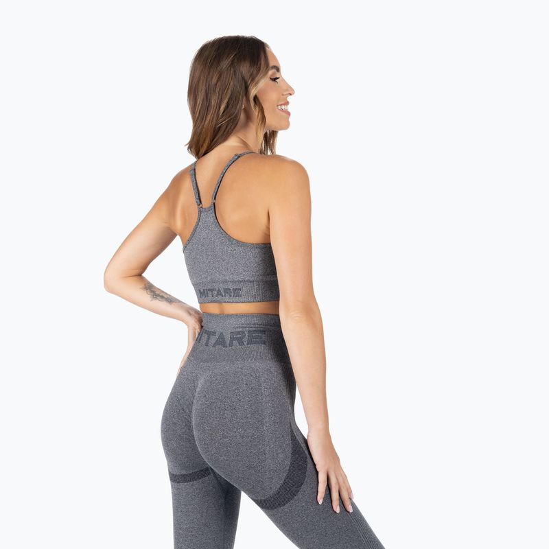 MITARE Push Up Max fitness podprsenka tmavosivá K002 3