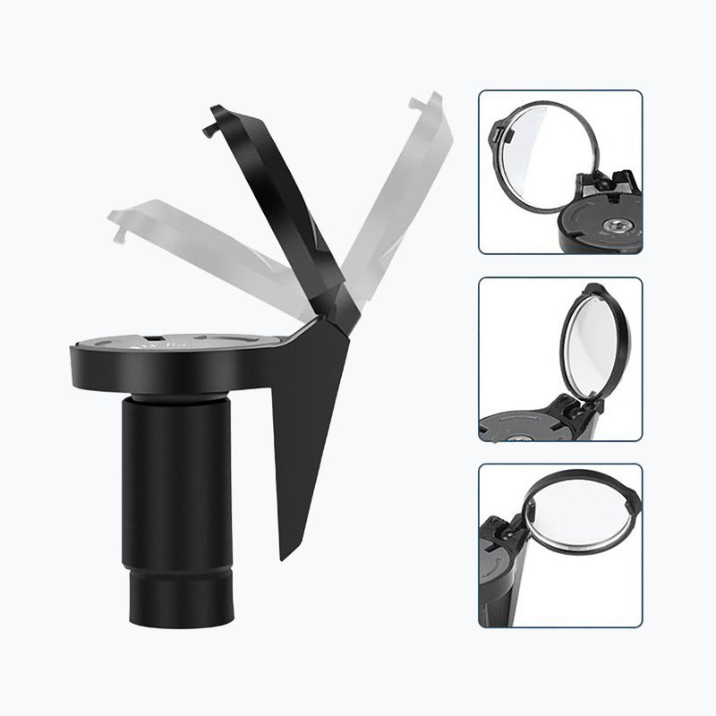 Zrkadlo na bicykel Wheel Up 14809 Mini čierne 2