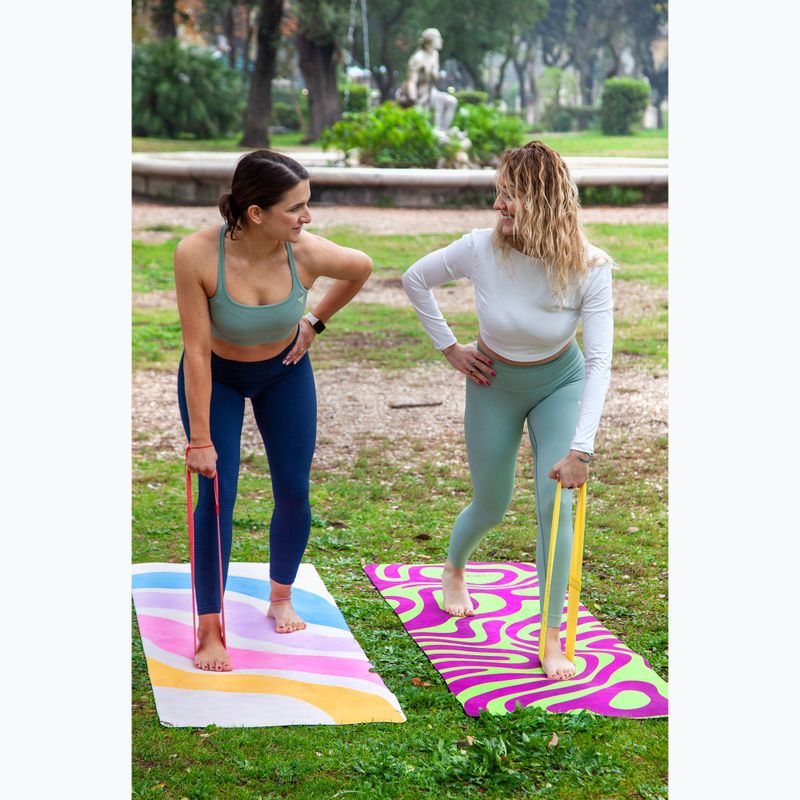 Súprava fitness pásiek FORCEBAND Mini Band 5 ks + E-BOOK multicolor 12