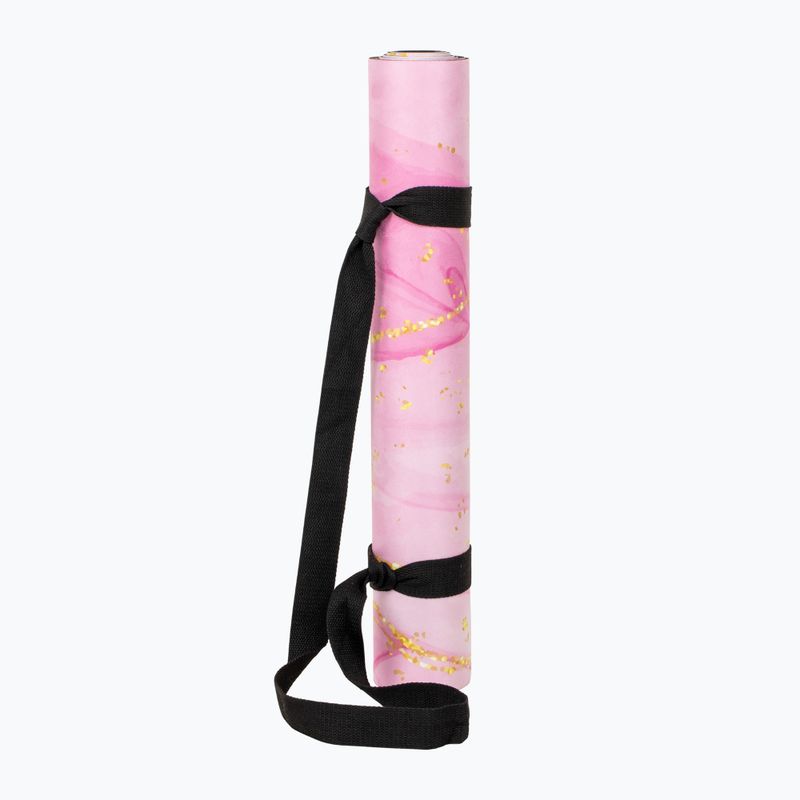 Podložka na jogu/fitness ORCEBAND Gold Pink 4 mm pink/gold 2