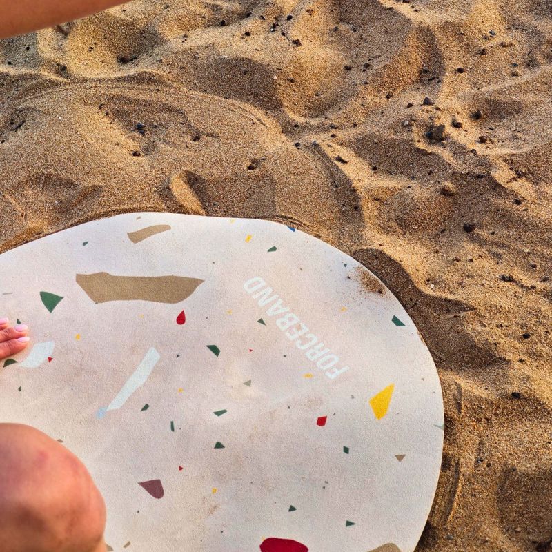 Podložka na jogu FORCEBAND Mineral microfiber + eco rubber 5 mm mineral 3