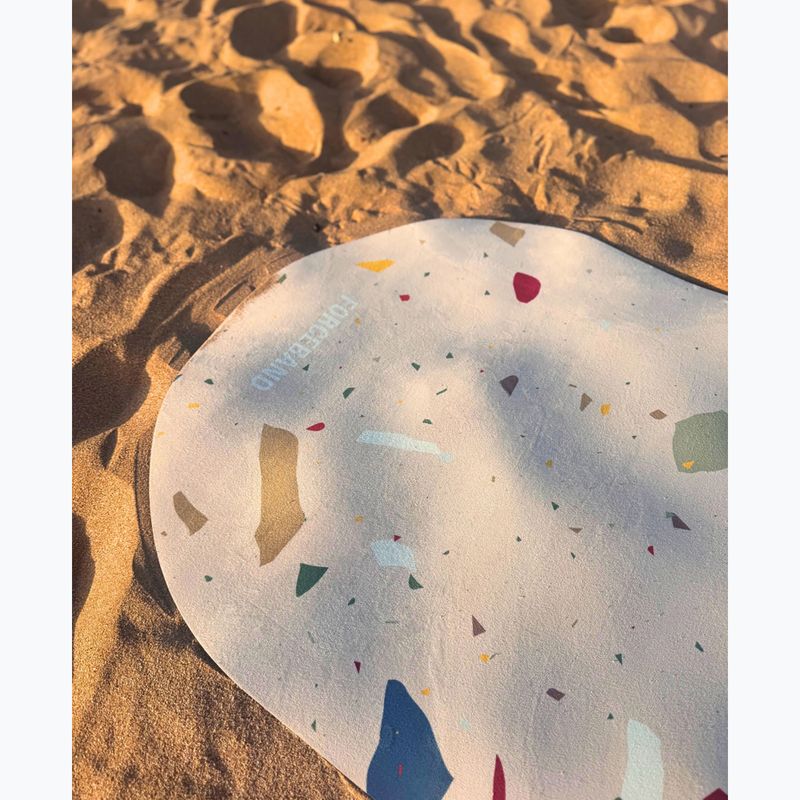 Podložka na jogu FORCEBAND Mineral microfiber + eco rubber 5 mm mineral 4