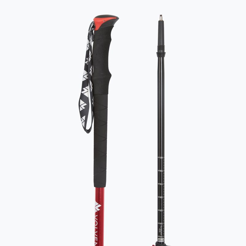 Trekingové palice Volven Adevnture Pro red 3