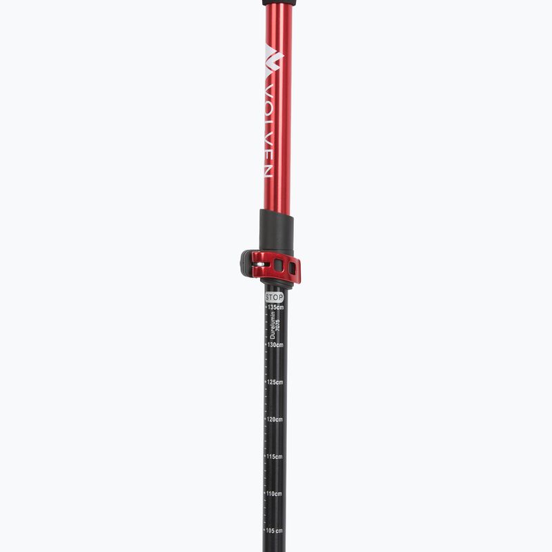 Trekingové palice Volven Adevnture Pro red 4