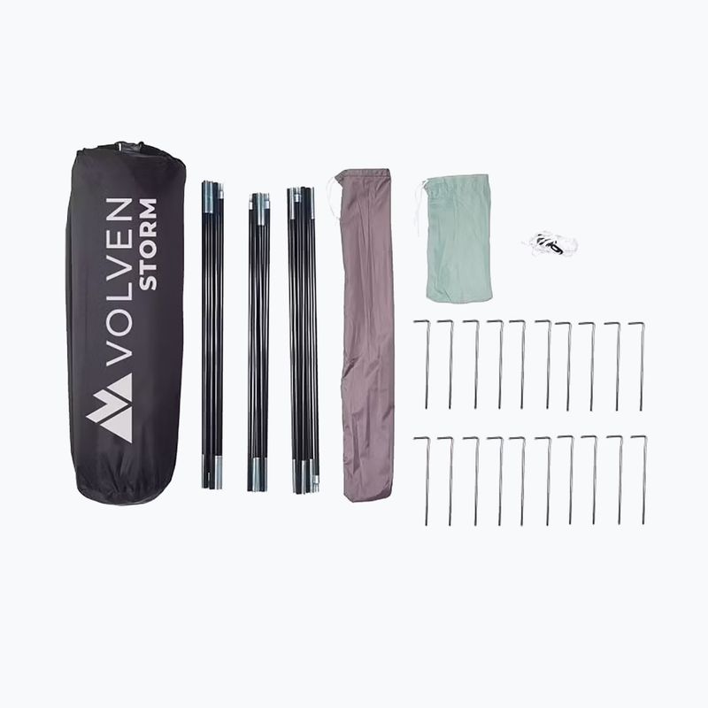 Trekingový stan pre 3 osoby Volven Storm green 5