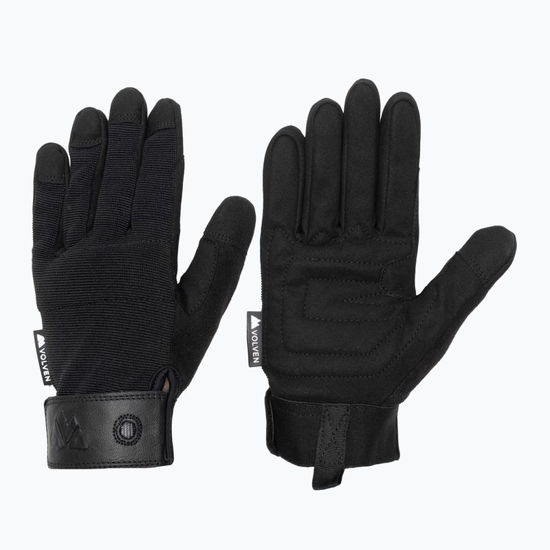 Lezecké rukavice Volven Ferrata black