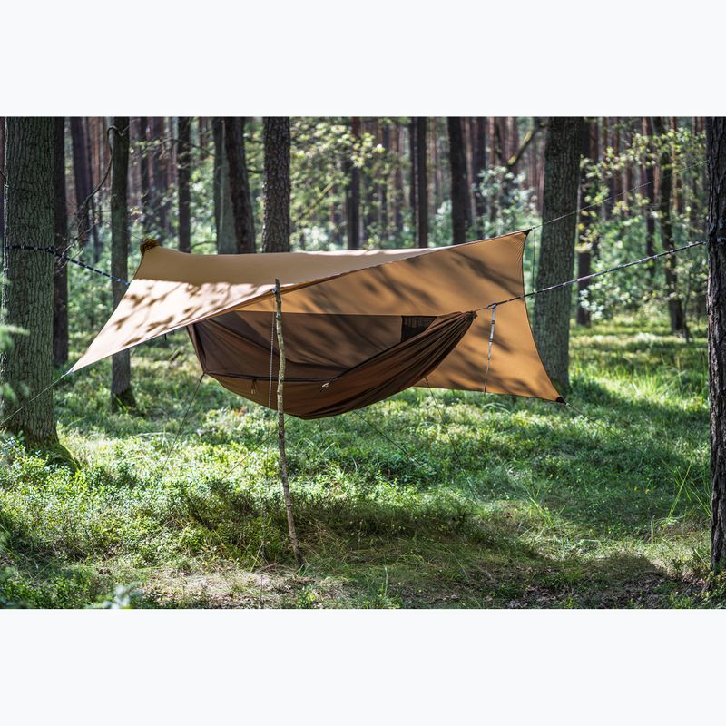 Turistická hojdacia sieť Lesovik Draka choco root 6