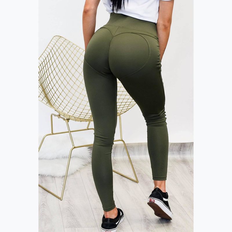 Dámske legíny Chiara Wear Push Up khaki 2
